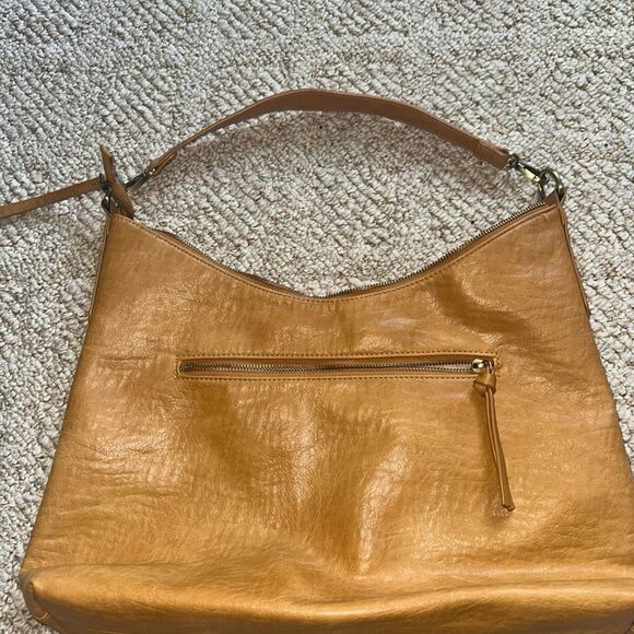 Womens Joy Susan Leather Hobo Handbag Tote Purse - camel color, EUC - Picture 2 of 3